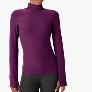 Beyond Yoga Women's Plum Long-Sleeve Turtleneck